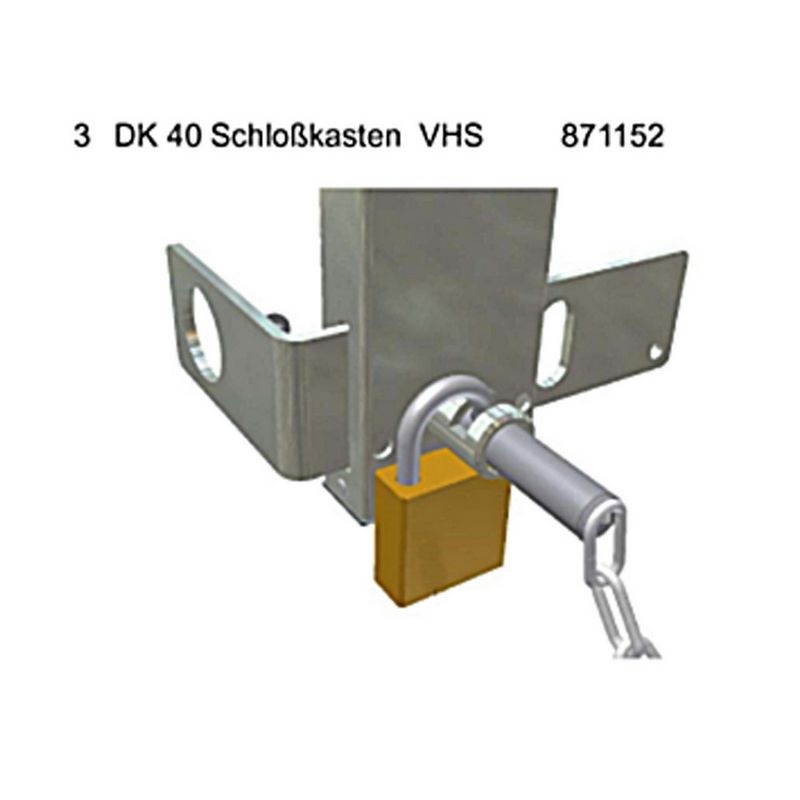 DK 43 Schloßkasten für Vorhangschloss